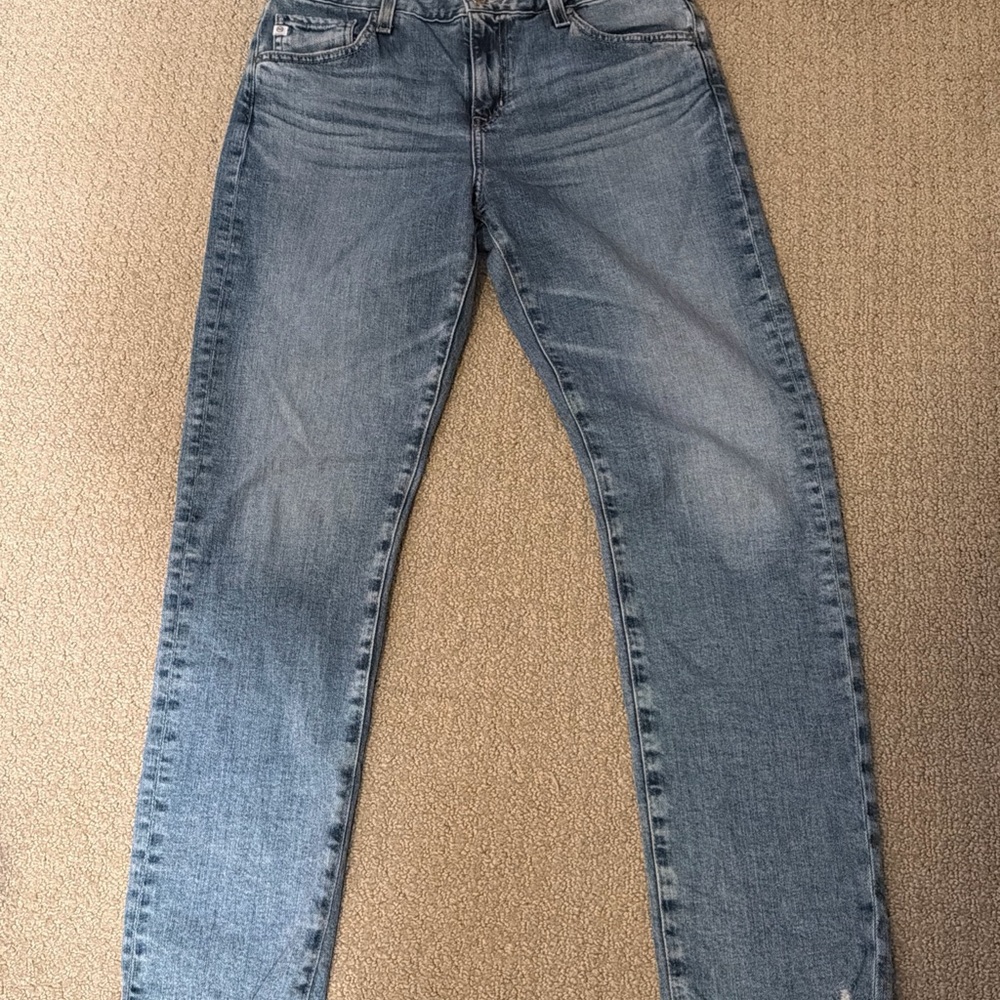 AG Adriano Goldschmied Blue Boyfriend Jeans
